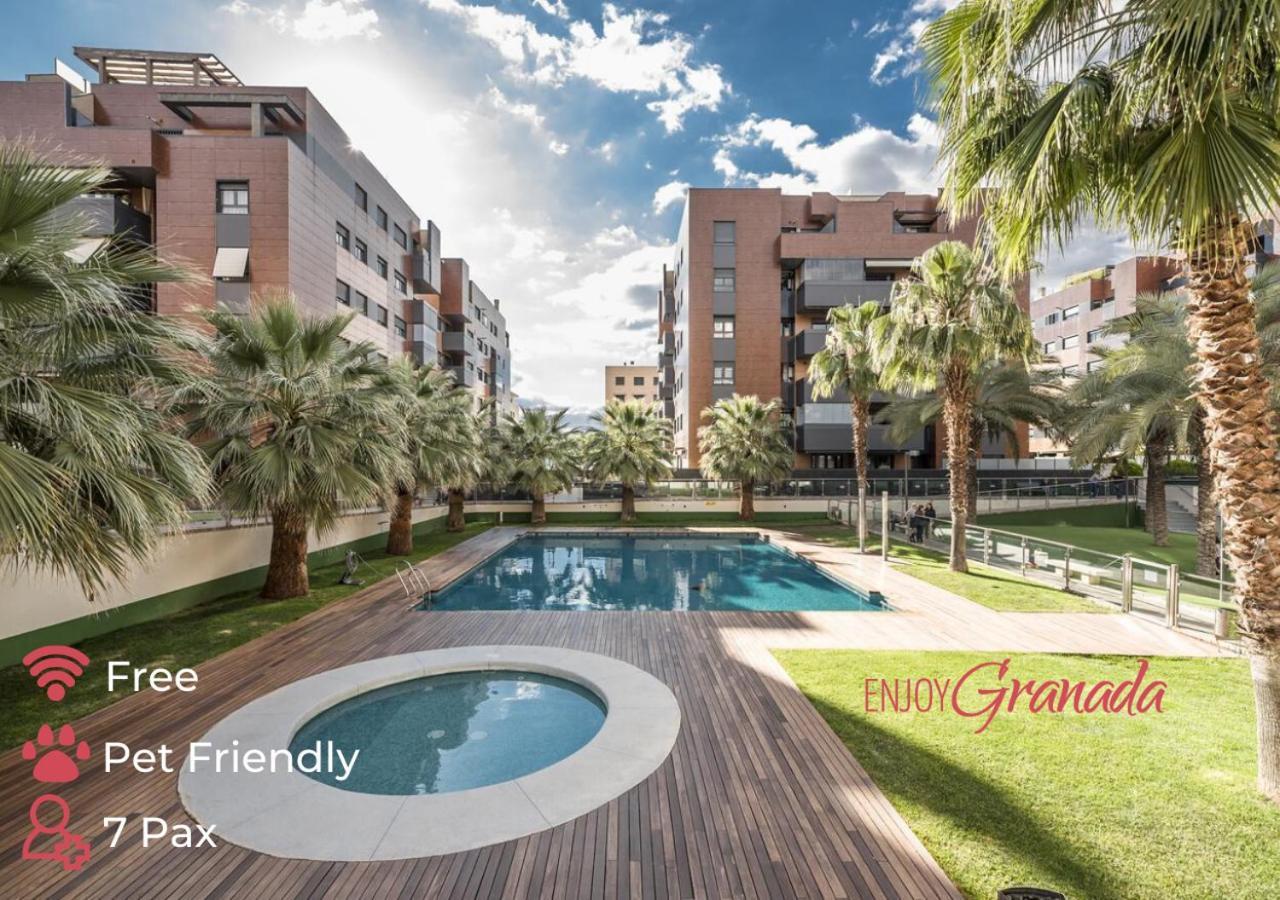Enjoygranada Emir 3A - Piscina, Gym & Parking Apartment Exterior foto